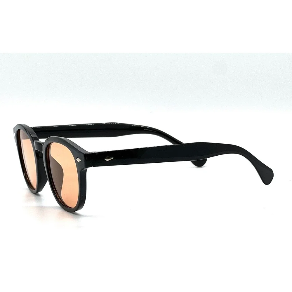 Hot Selling New Design‎ Classic Fashion Trend Black Round PC Frame UV400 Lentes